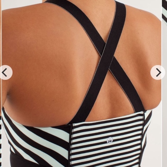 LuLuLemon workout striped tank top - Picture 5 of 6